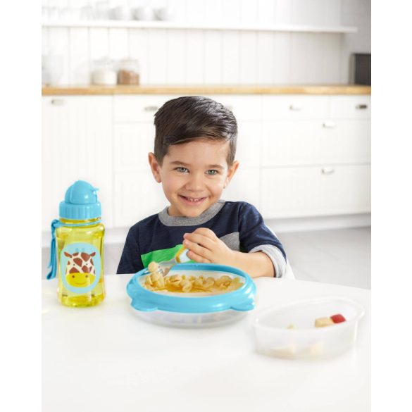 Skip Hop Zoo csúszásgátlós tányér szett Zsiráf
