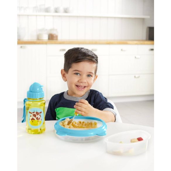 Skip Hop Zoo csúszásgátlós tányér szett Zsiráf