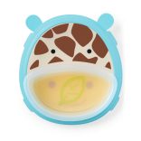 Skip Hop Zoo csúszásgátlós tányér szett Zsiráf