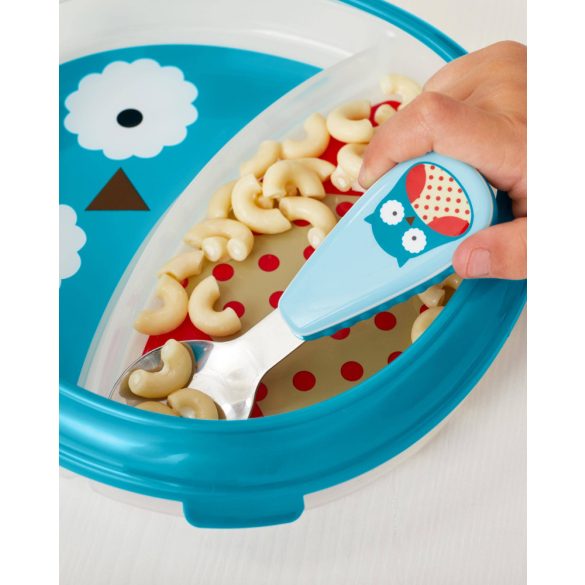 Skip Hop Zoo csúszásgátlós tányér szett Zsiráf