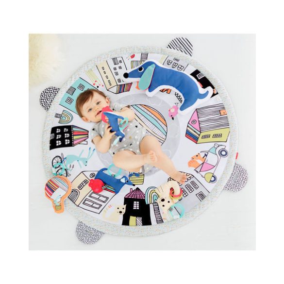 Skip Hop játszószőnyeg játékhíddal Vibrante Village