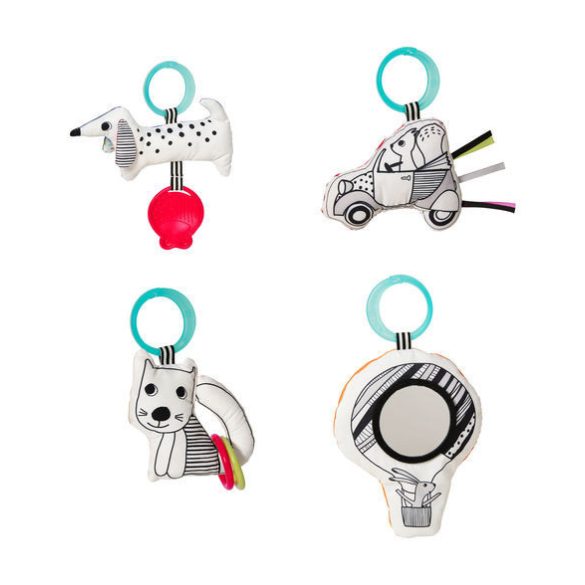 Skip Hop játszószőnyeg játékhíddal Vibrante Village