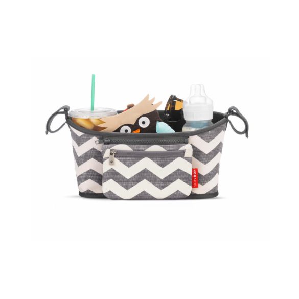 Skip Hop Grab & Go babakocsi táska szürke csíkos