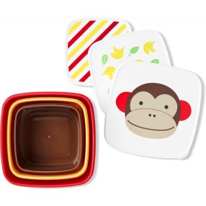 Skip Hop snacktároló szett 3 db-os Majom