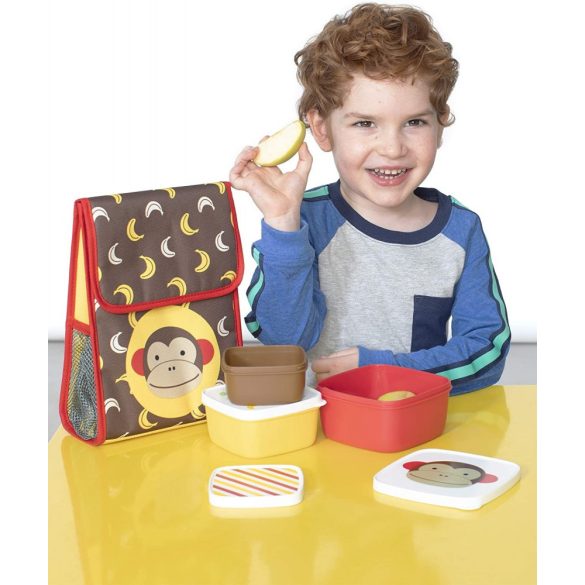 Skip Hop snacktároló szett 3 db-os Majom