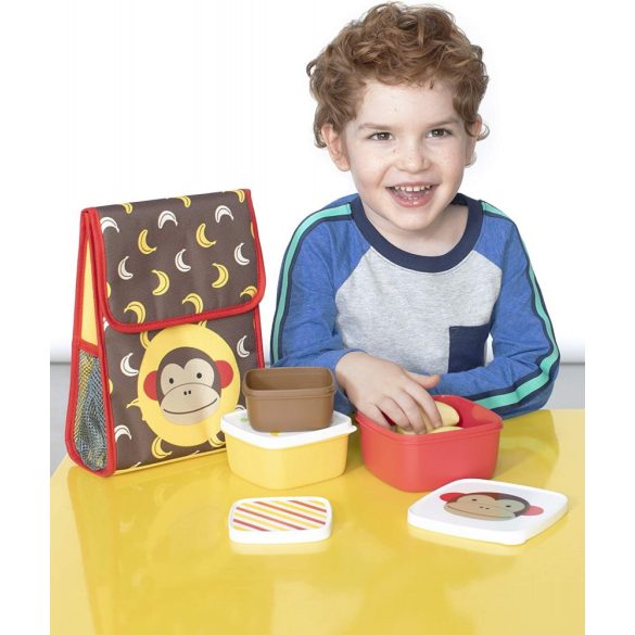 Skip Hop snacktároló szett 3 db-os Majom