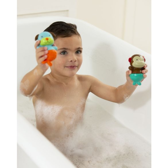 Skip Hop Zoo Mix & Match Flippers fürdőjáték majom és kutya