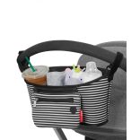 Skip Hop Grab & Go babakocsi táska fehér csíkos