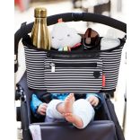 Skip Hop Grab & Go babakocsi táska fehér csíkos