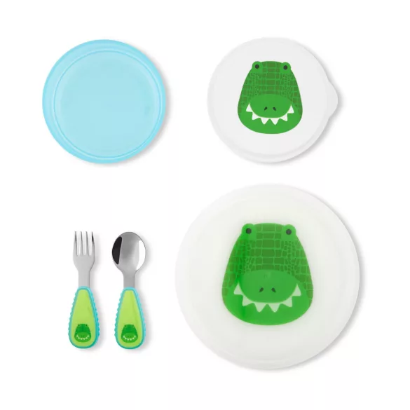 Skip Hop Zoo étkezési készlet Krokodil