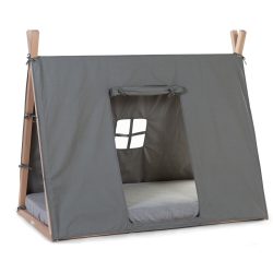 Tipi Sátor Huzat 70x140cm - Szürke