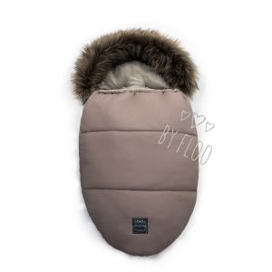 Floo EGG Szőrmés bundazsák - Barna